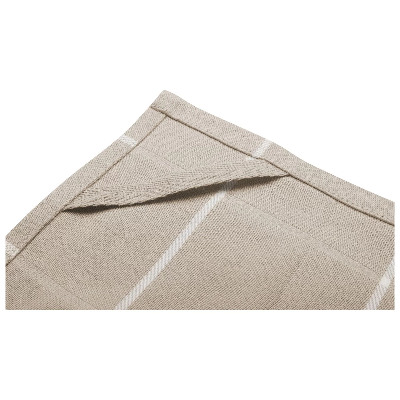 Zwilling Küchenhandtuch Set Kariert 2-tlg, Taupe – Bild 5