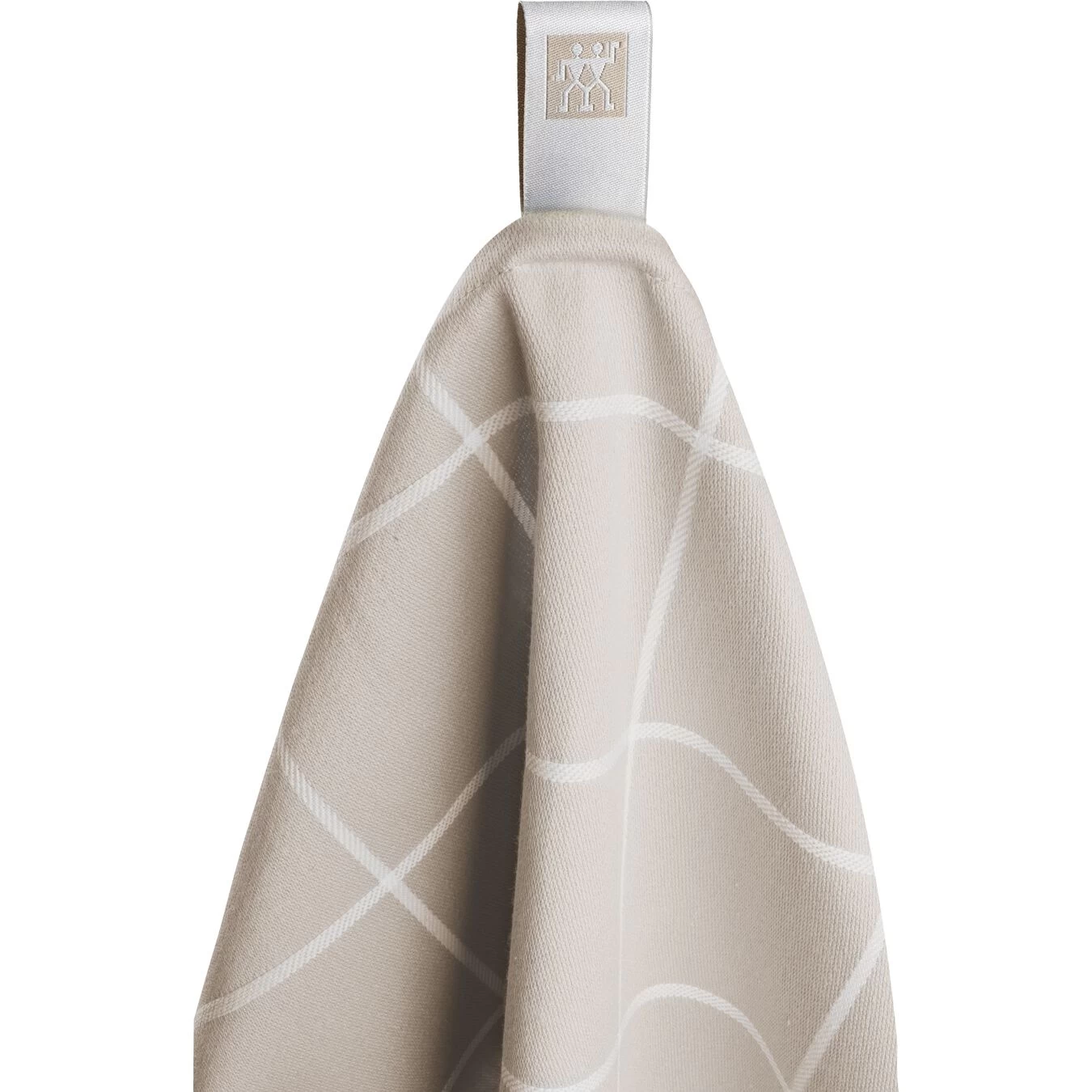 Zwilling Küchenhandtuch Set Kariert 2-tlg, Taupe – Bild 6