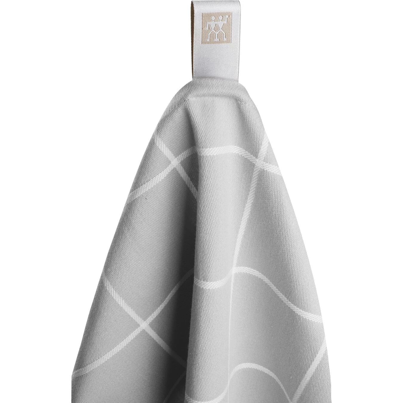 Zwilling Küchenhandtuch Set Kariert 2-tlg, Grau – Bild 2