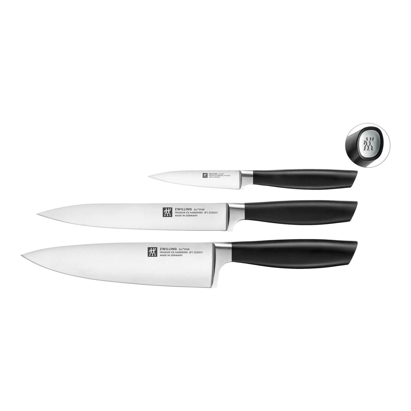 Zwilling Messerset 3-tlg, Silber