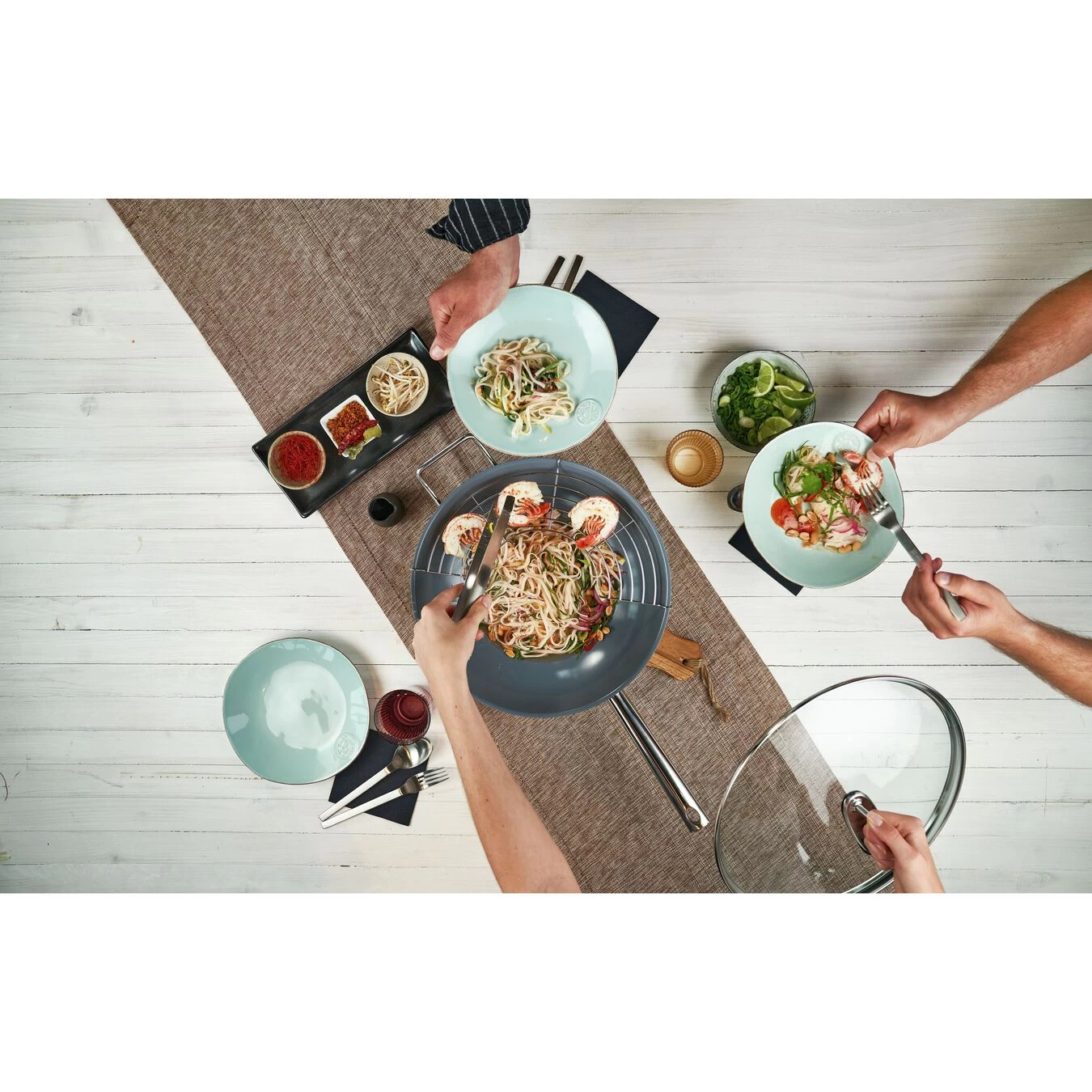 Zwilling Wok 32 Cm, 18/10 Edelstahl – Bild 2