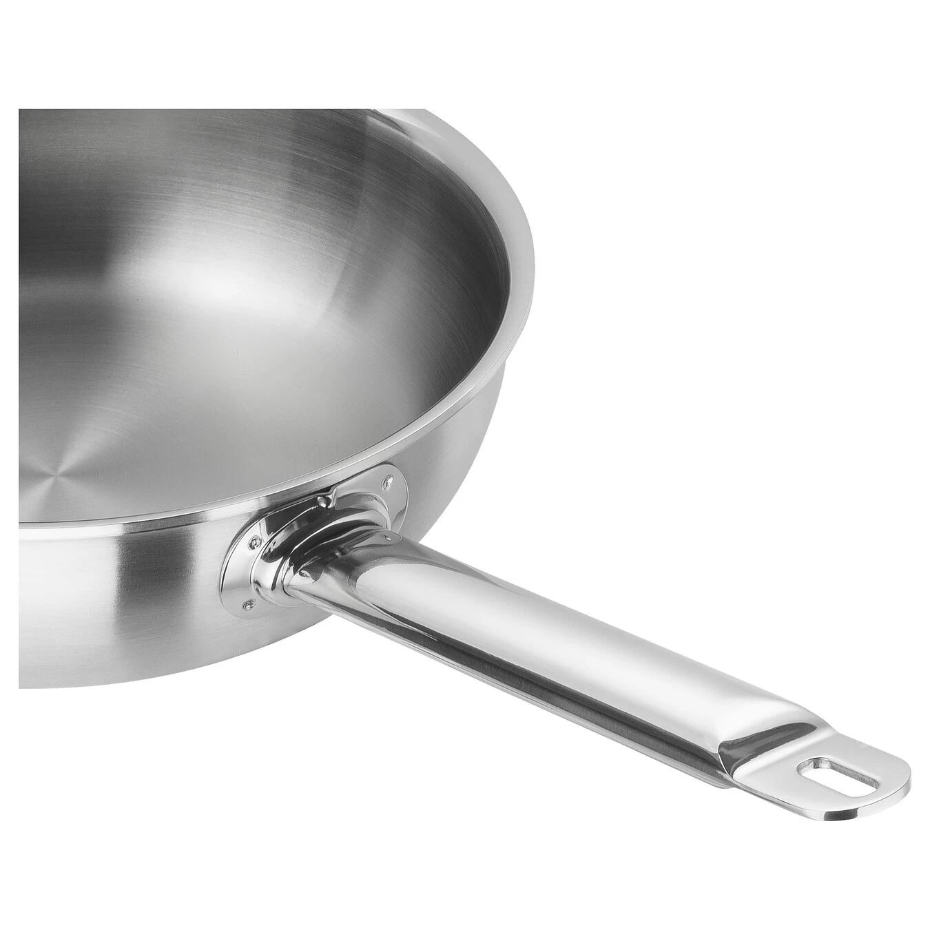 Zwilling Bratpfanne 24 Cm, 18/10 Edelstahl, Silber – Bild 2